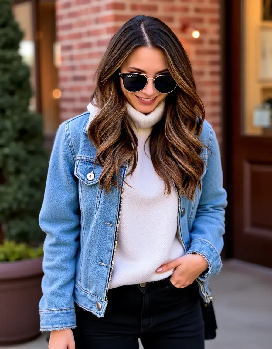 Veste en simili cuir femme casual style quotidien