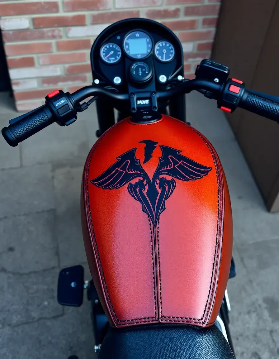 Veste cuir moto personnalisée style unique