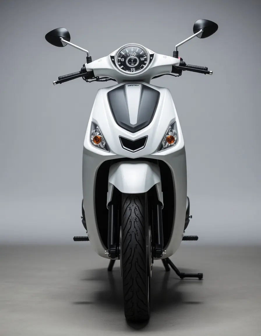 Blouson moto cuir blanc immaculé