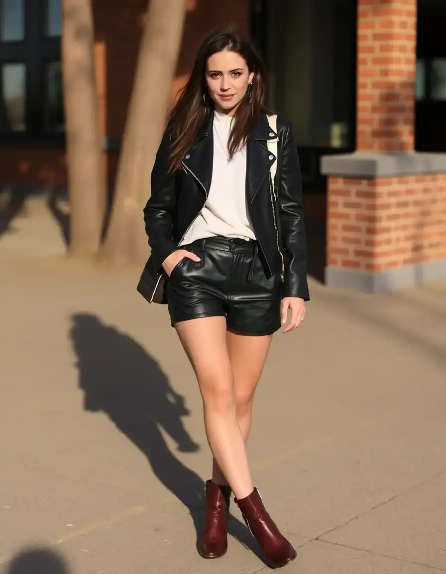 Bottines en cuir femme élégantes coupées à la cheville