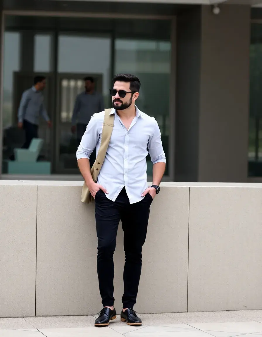Bottines homme cuir design moderne et épuré