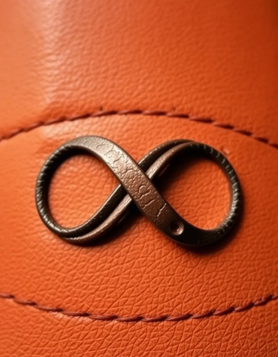 Bracelet cuir femme symbole infini