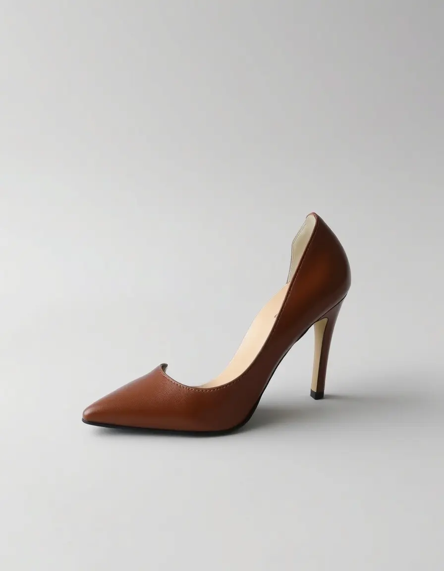 Escarpins en cuir élégants avec talon moyen pour femme