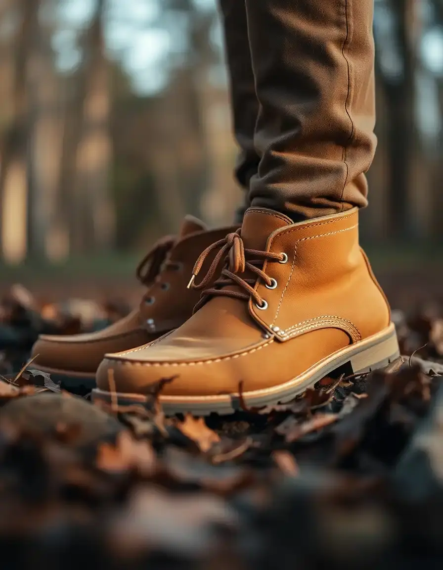 Chaussures cuir homme modèle Chukka Boots marron