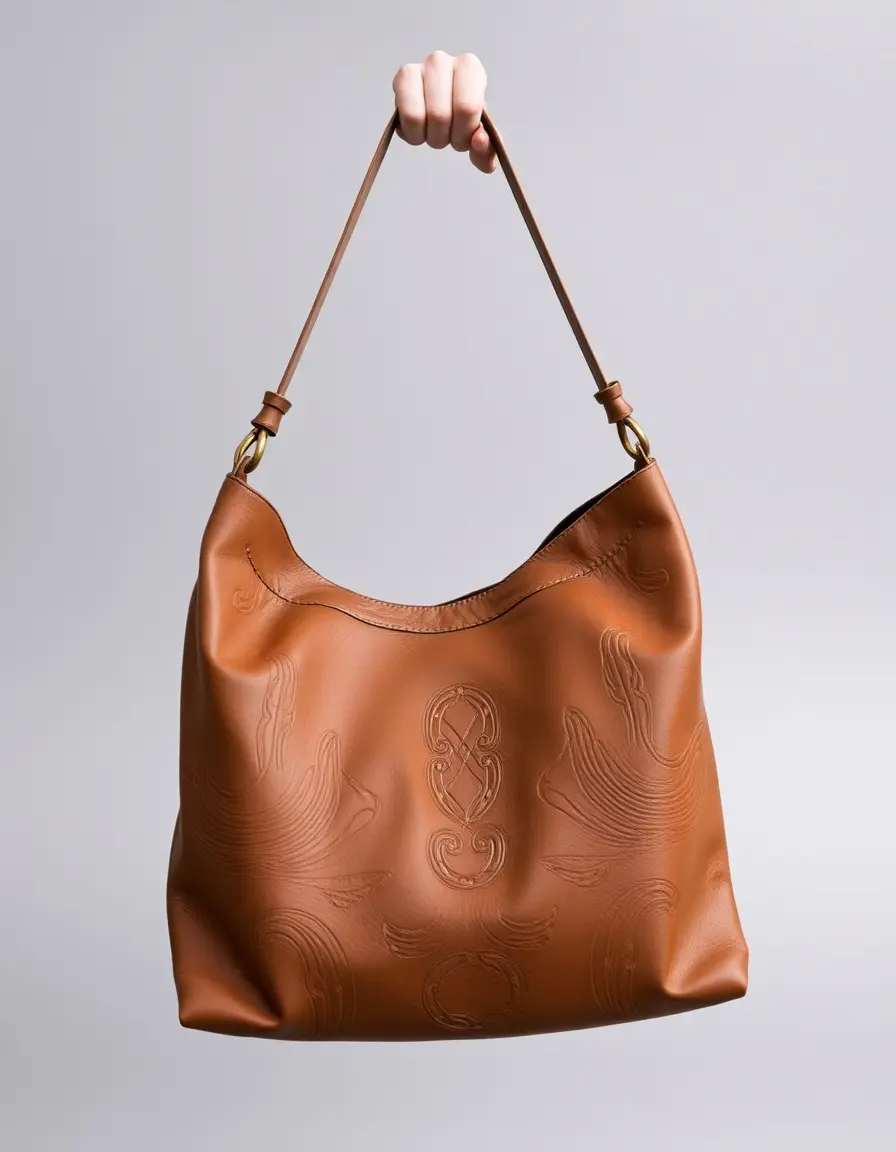 Sac hobo en cuir souple pour un look décontracté