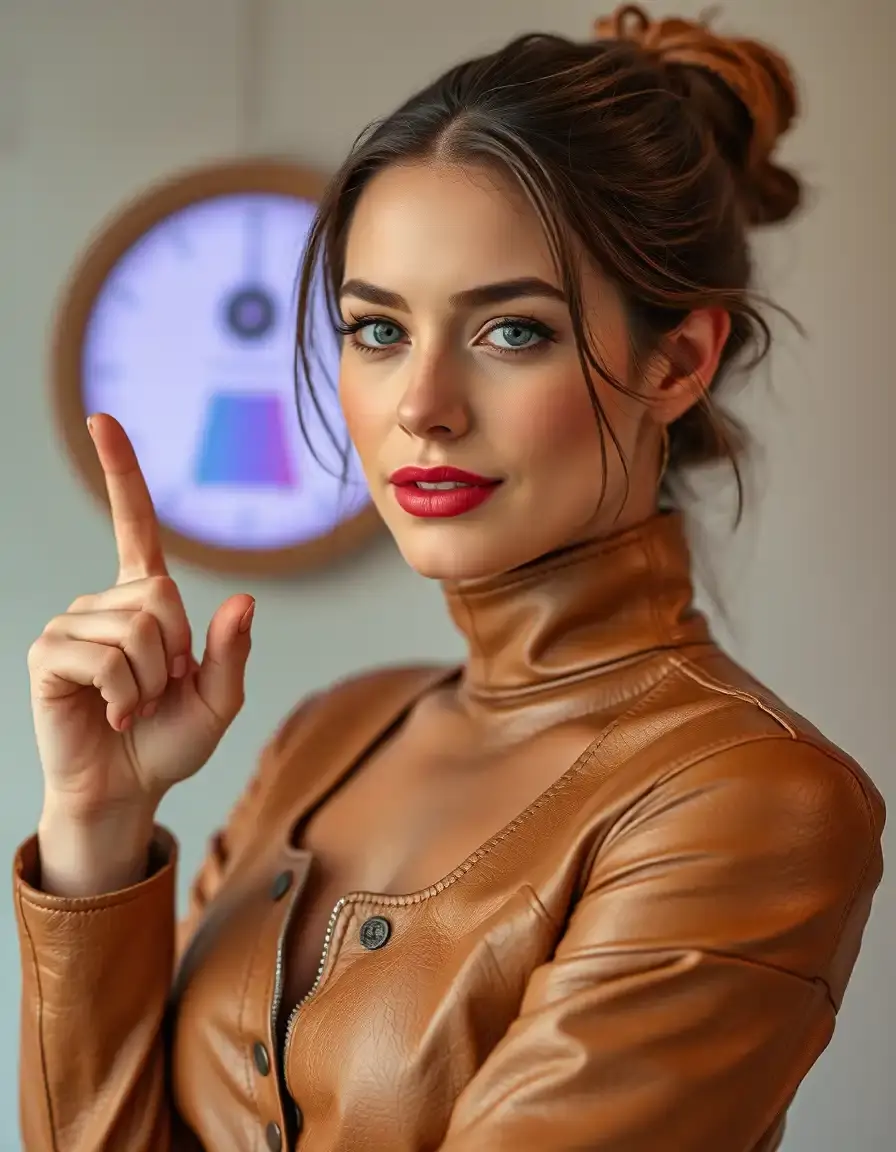 Gants cuir femme tactiles pour smartphone