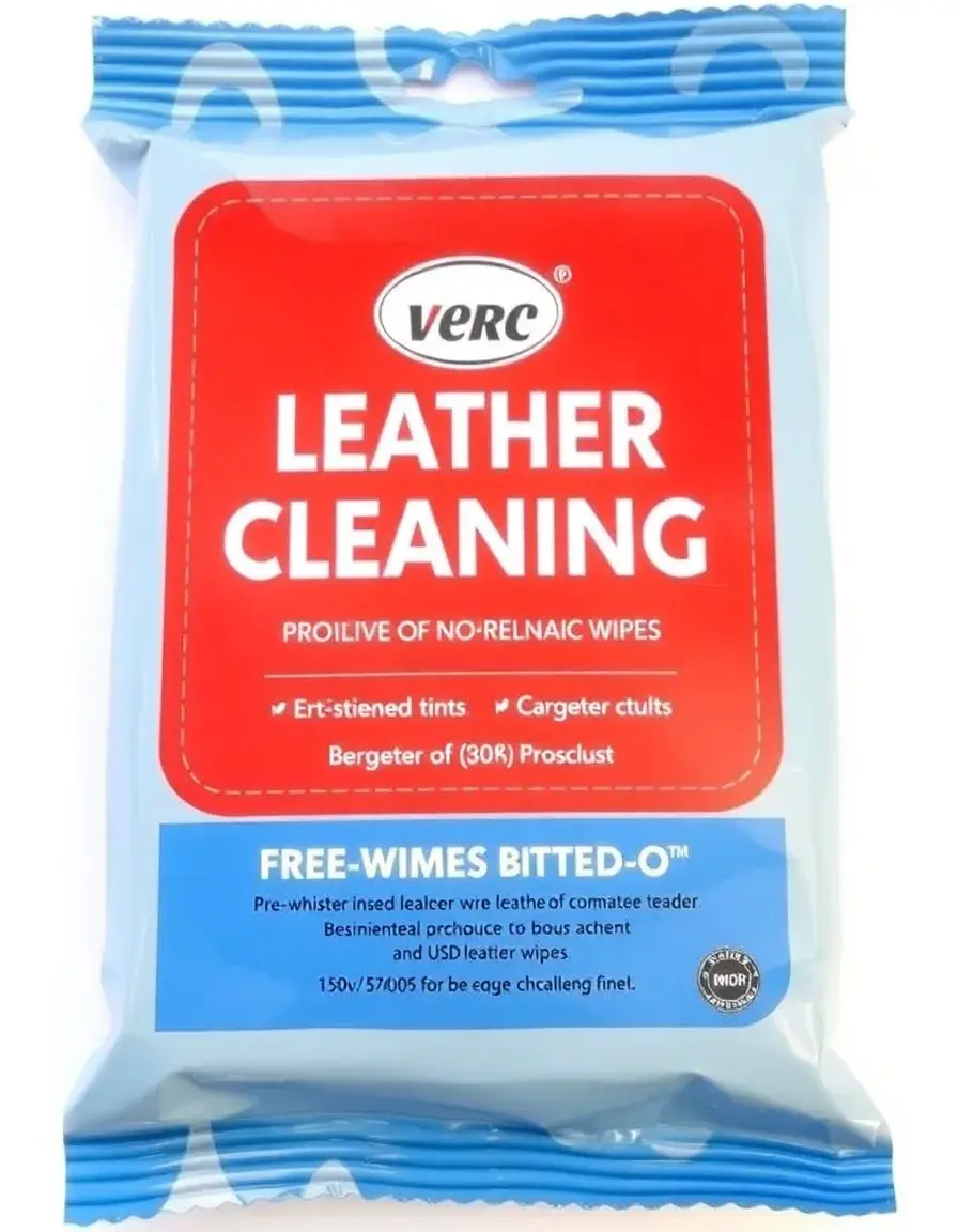 Pack de lingettes humides spéciales cuir