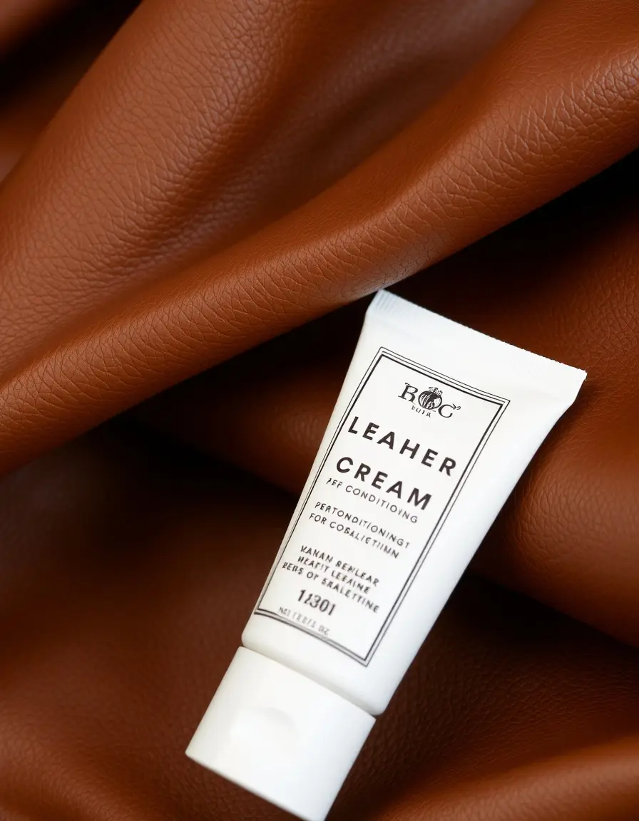Tube de crème hydratante pour canapé en cuir
