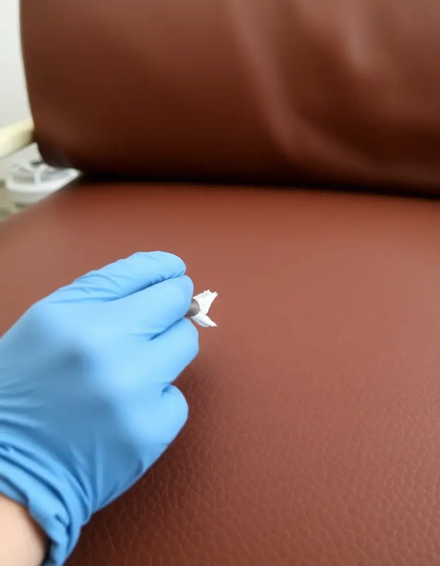 Pâte de remplissage pour réparer les griffures sur le cuir