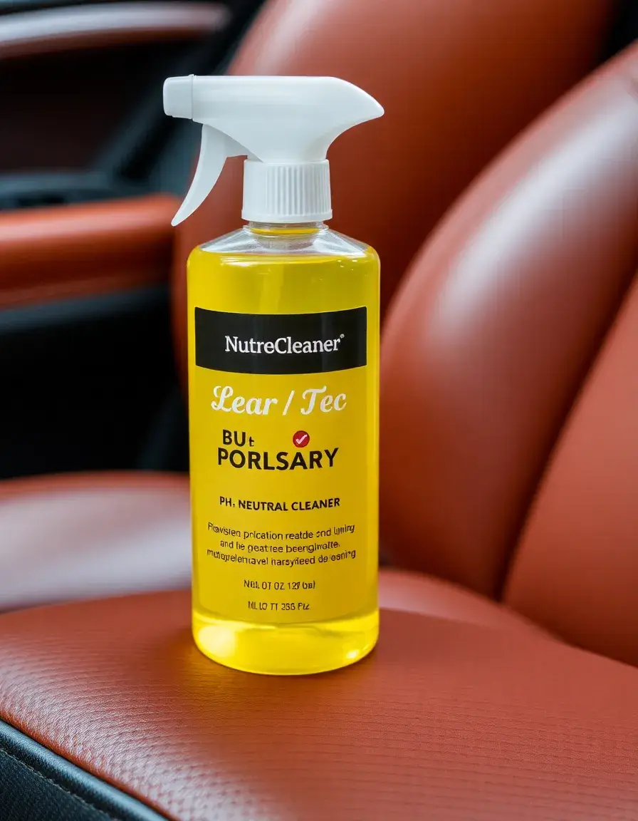 Bouteille de nettoyant pH neutre pour cuir
