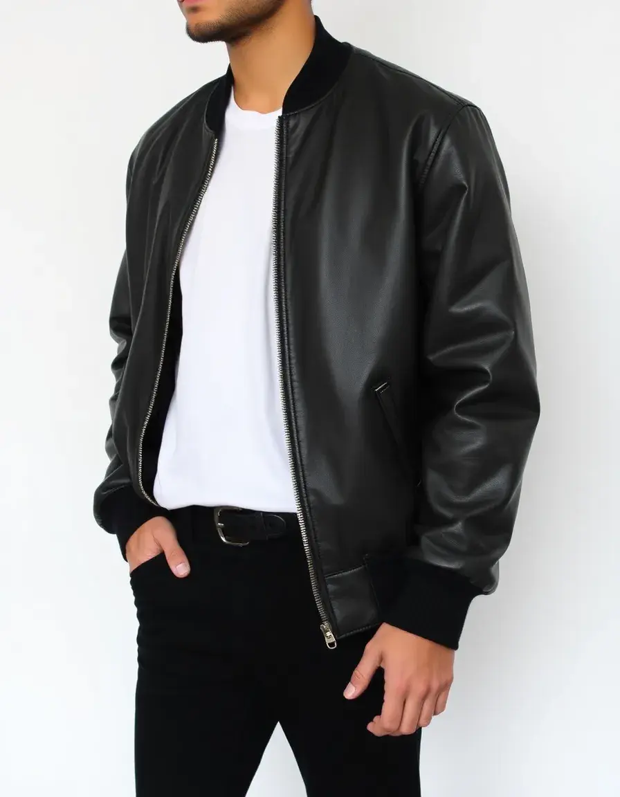 bomber cuir femme style aviateur moderne