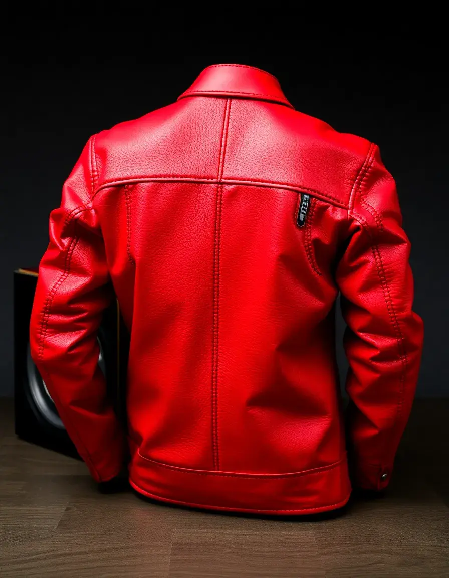 Sandales sport hommes cuir rouge robustes