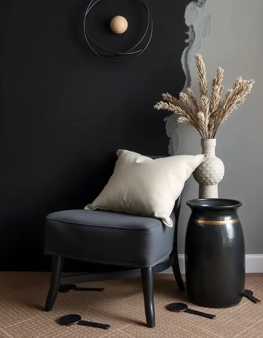 Grande bouteille de teinture cuir noire pour meubles