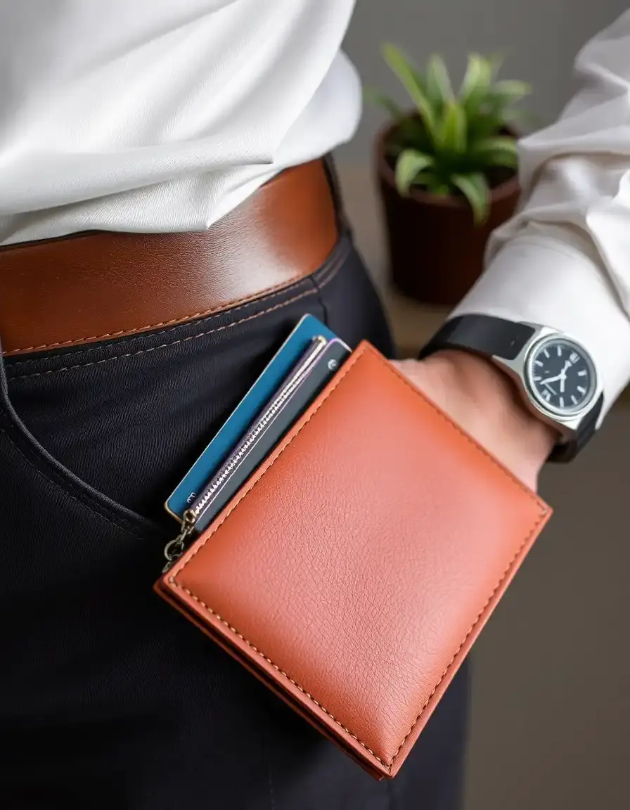 Portefeuille homme cuir protection RFID
