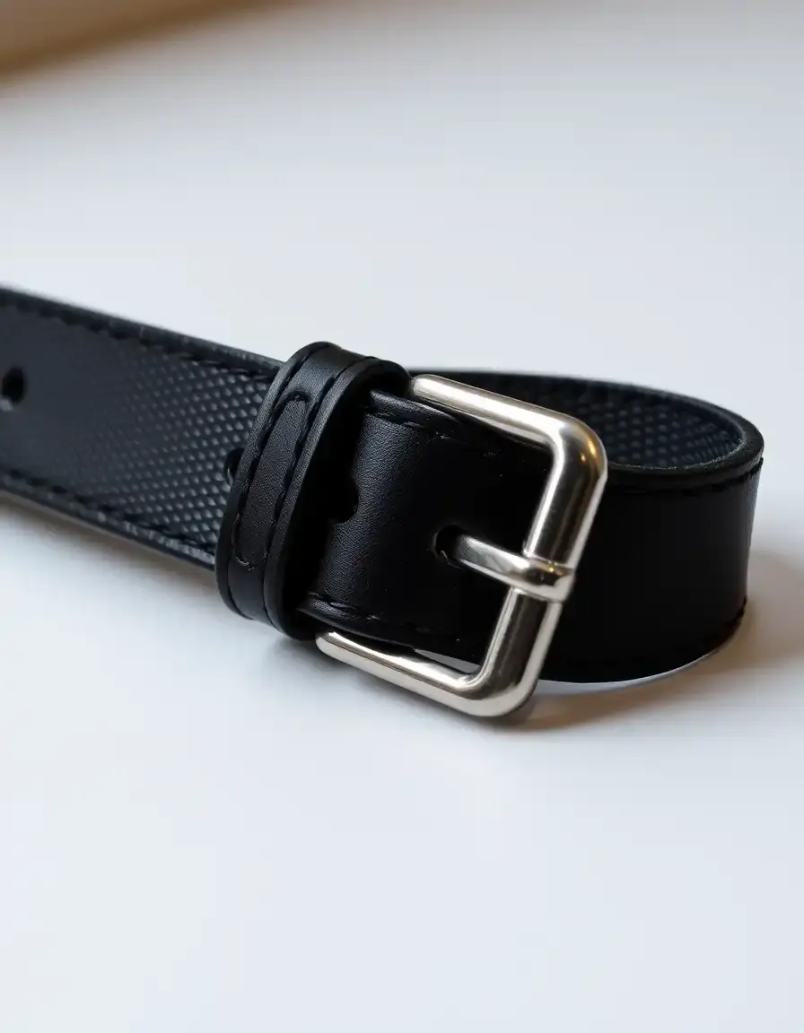 Botte à bride cheville en cuir noir