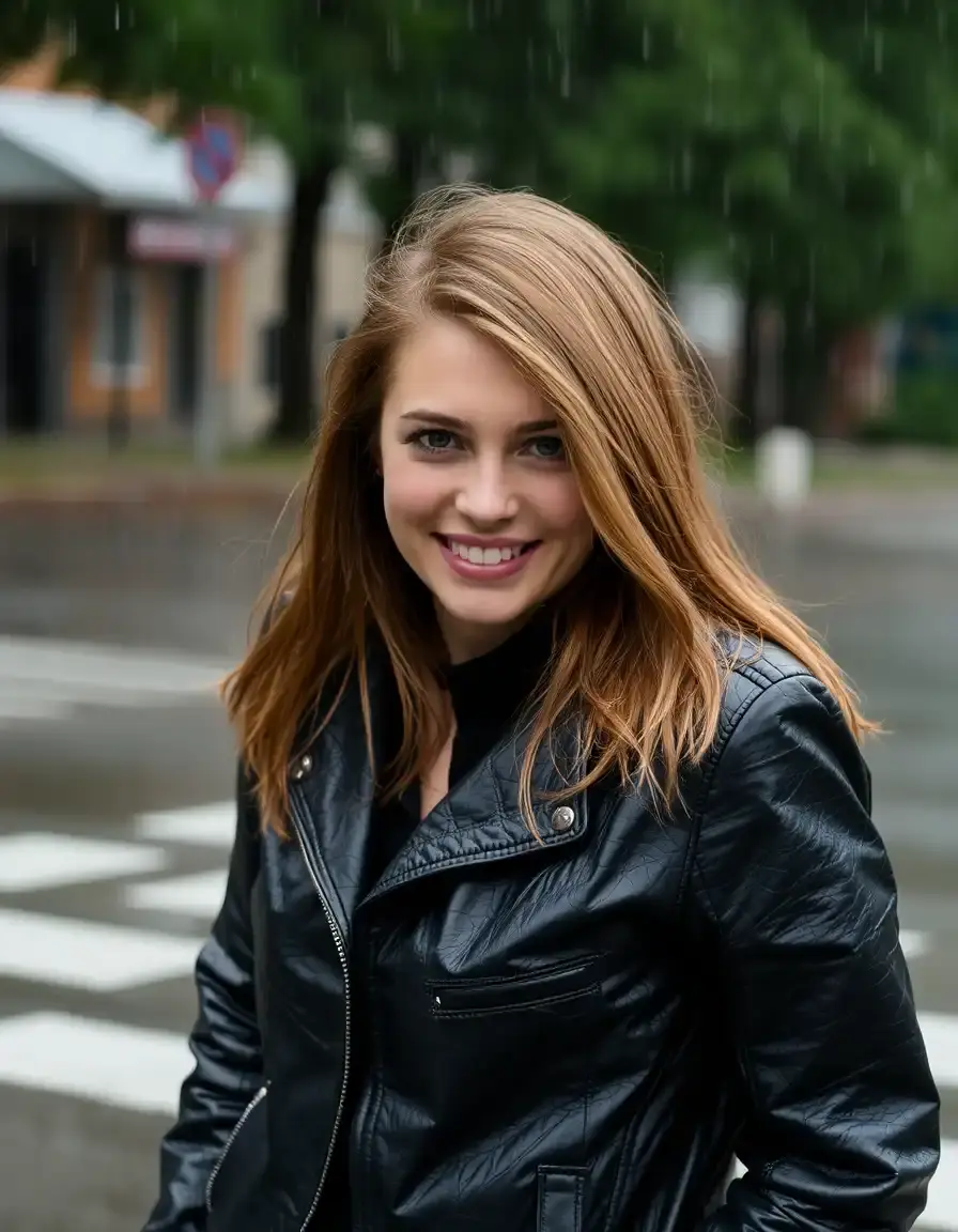 Botte de pluie cuir noir résistant