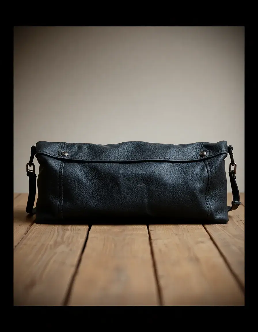 Bottine noir en cuir femme style vintage rétro
