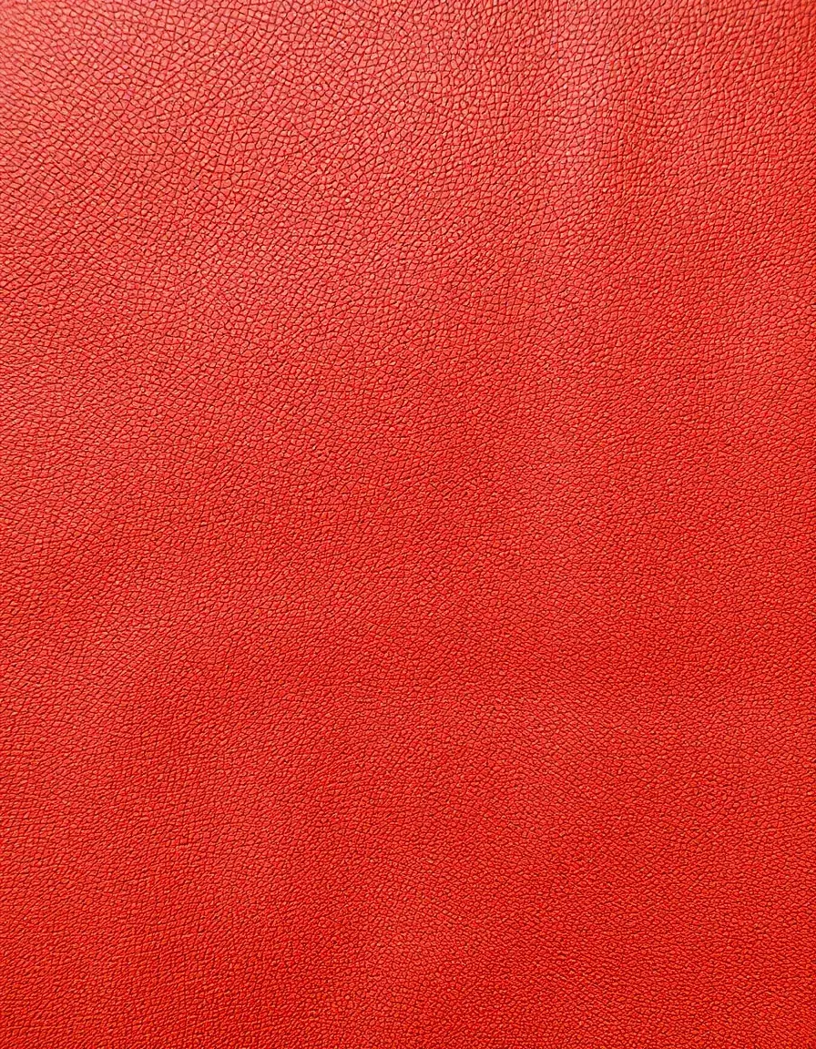 Canapé rouge flamboyant en simili cuir classique