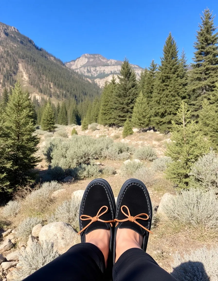 Mocassins casual en cuir noir pour un confort maximal au quotidien
