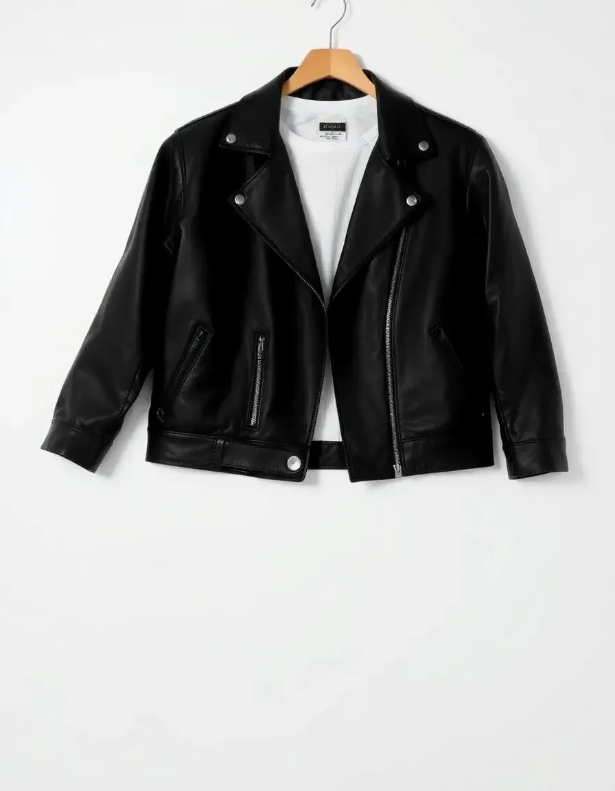 Collier en cuir noir classique pour usage quotidien