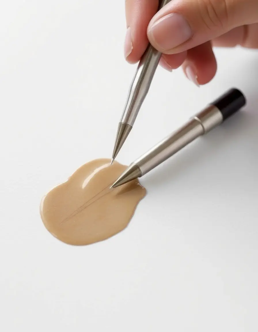 Stylo détachant pour cuir nettoyage de précision