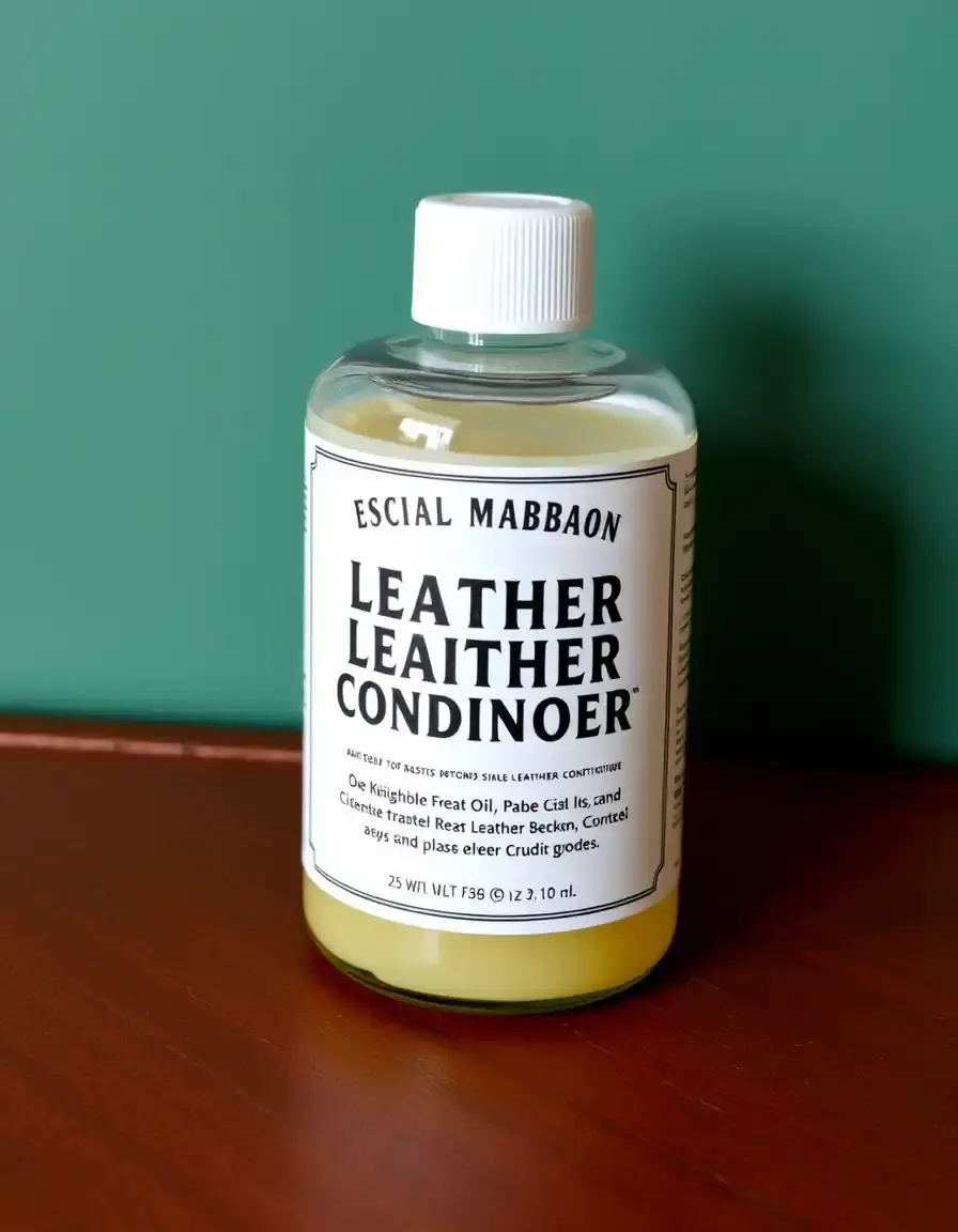 Huile de soin et conditionneur pour cuir de qualité