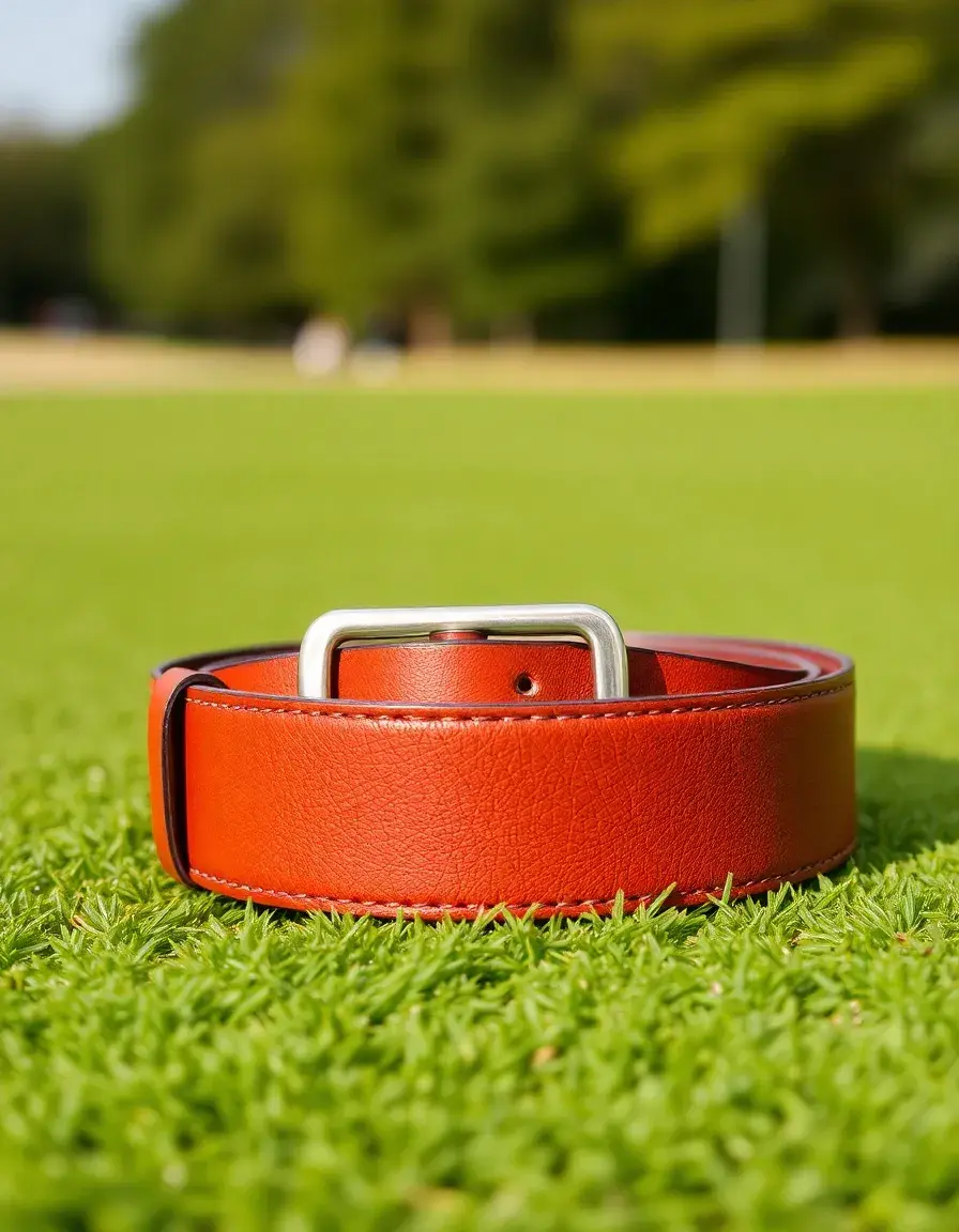 Ceinture de golf homme cuir souple style élégant et sportif