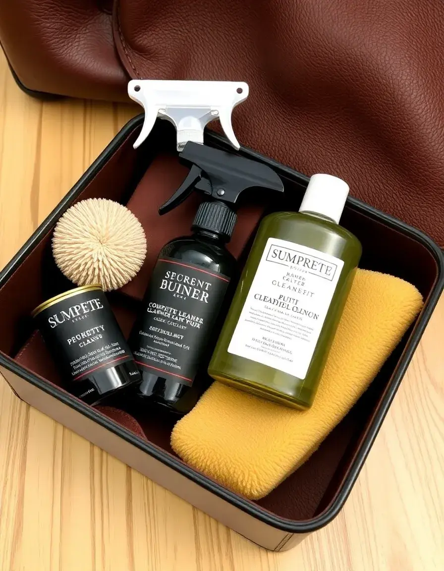 Kit complet de nettoyage et soin du cuir