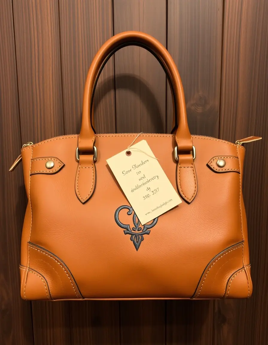 Sac à main luxueux en cuir véritable
