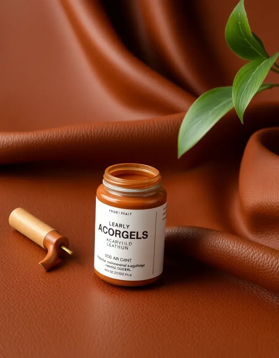 Peinture acrylique pour cuir couleur marron