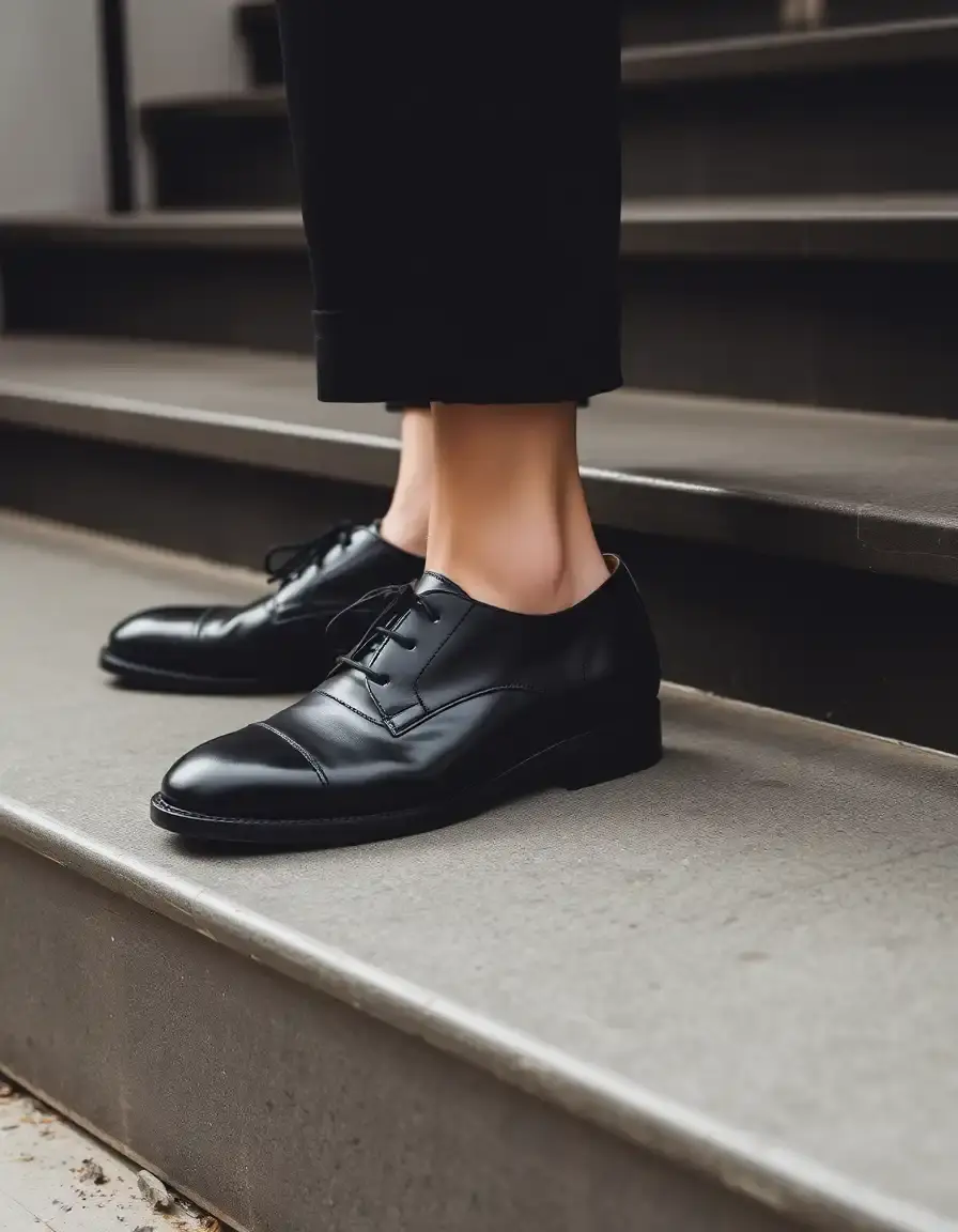 Chaussures de ville homme cuir noir classiques