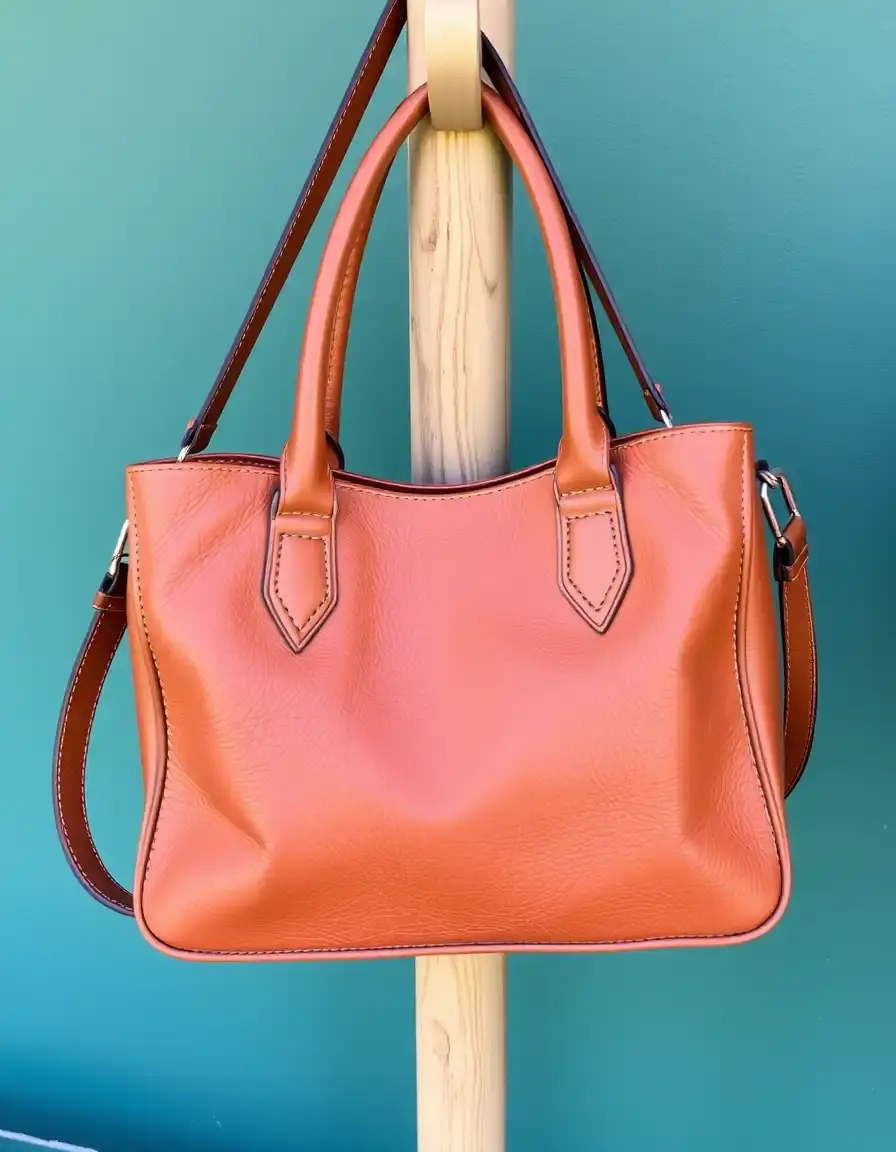 Sac homme bandoulière cuir marron vintage