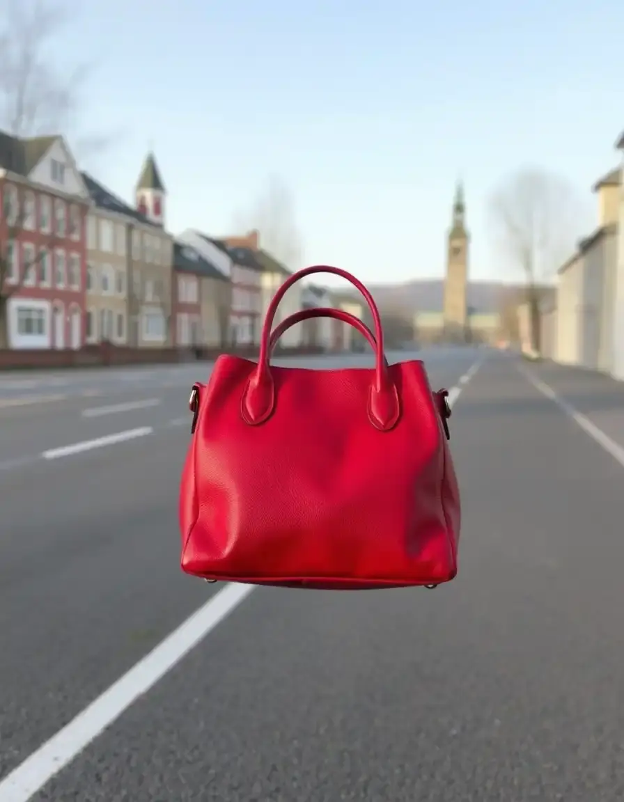 Sac homme bandoulière cuir rouge bordeaux