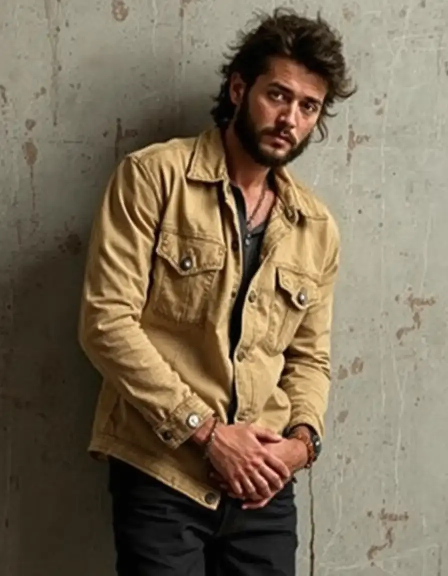 Perfecto cuir aspect vintage