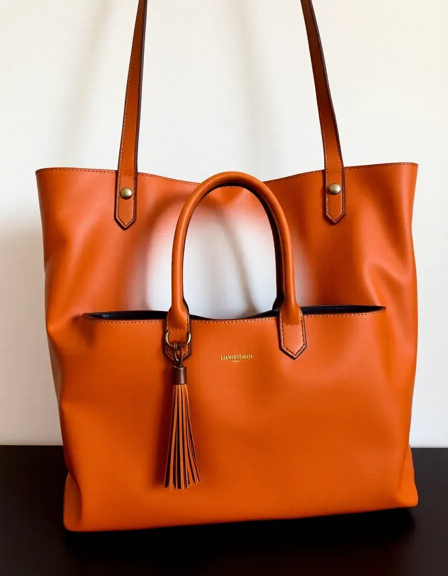 Sac porté épaule en cuir fauve intemporel