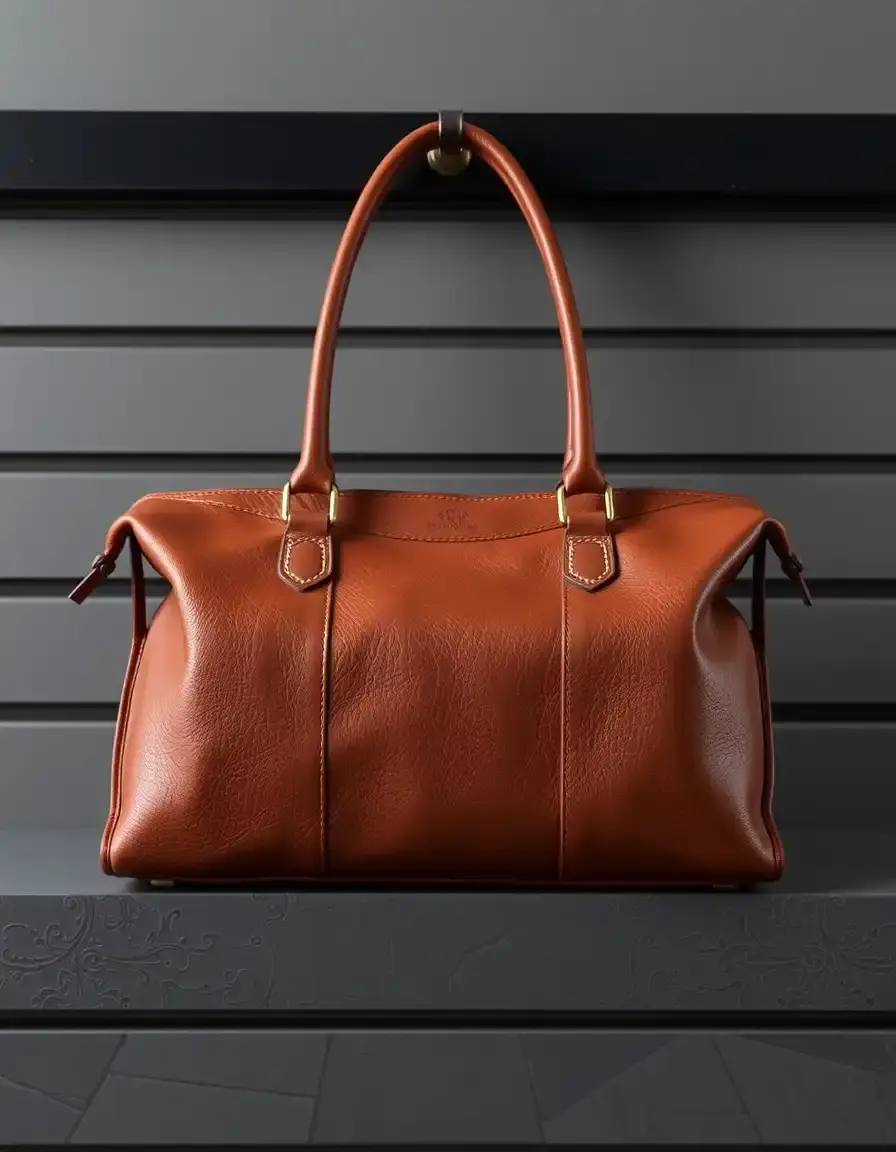 Sac cabas cuir style designer haute couture