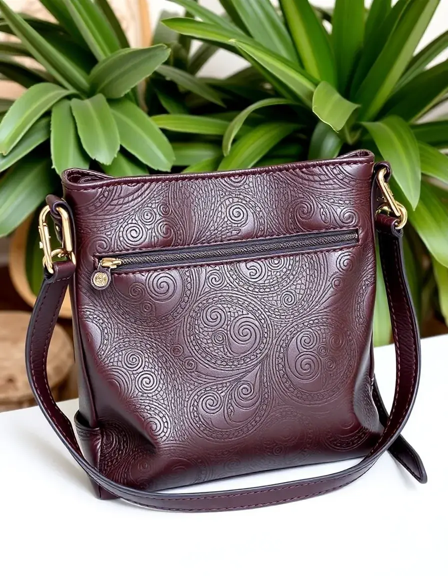 Sac bandoulière en cuir pour femme pratique