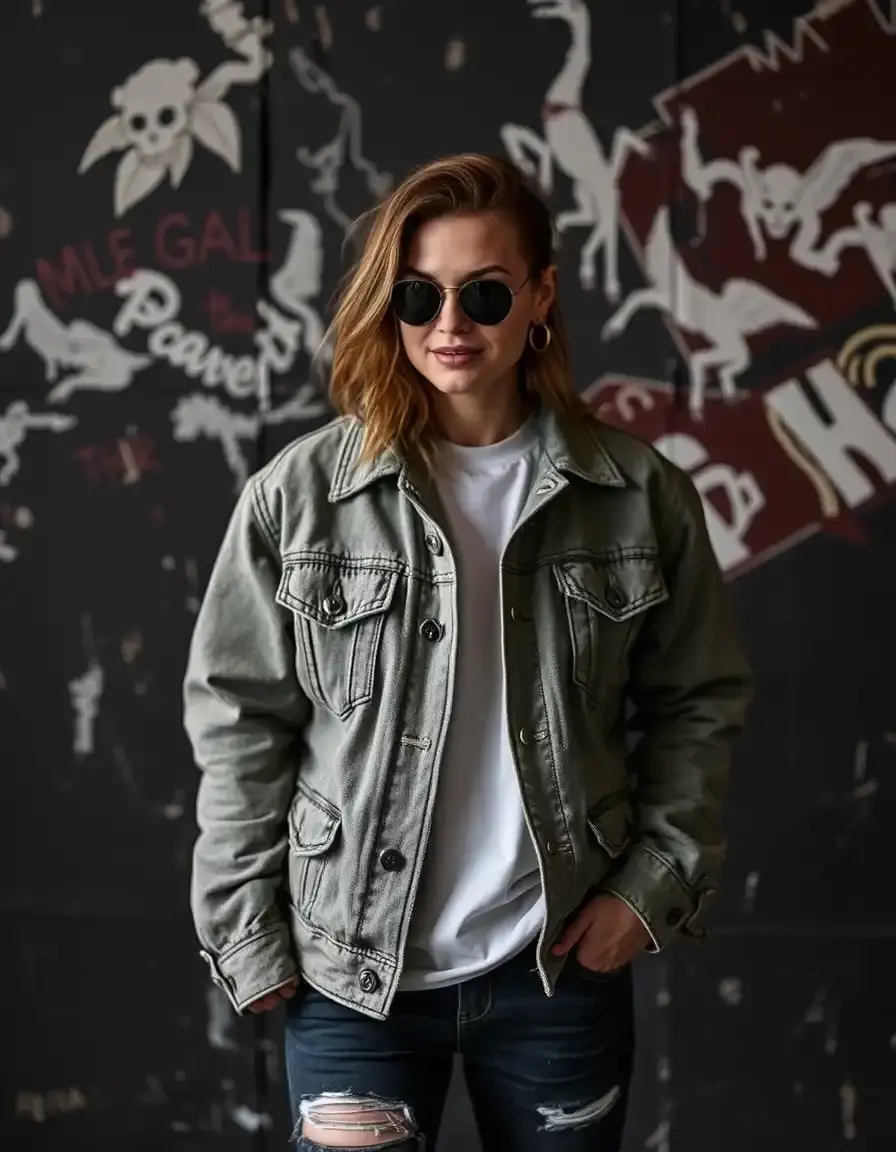 Veste en cuir perfecto effet usé distressed homme
