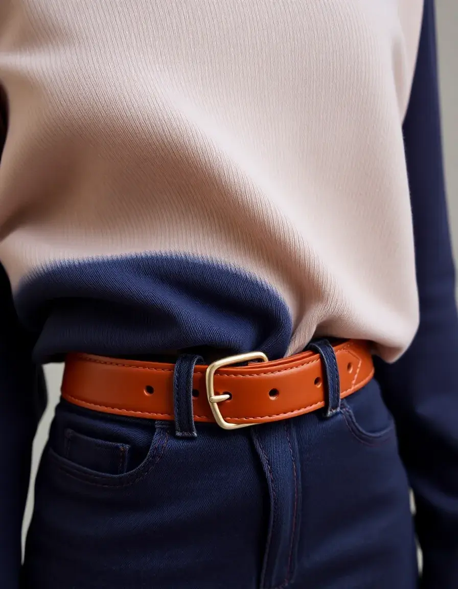 Perfecto cuir classique homme avec ceinture et pressions