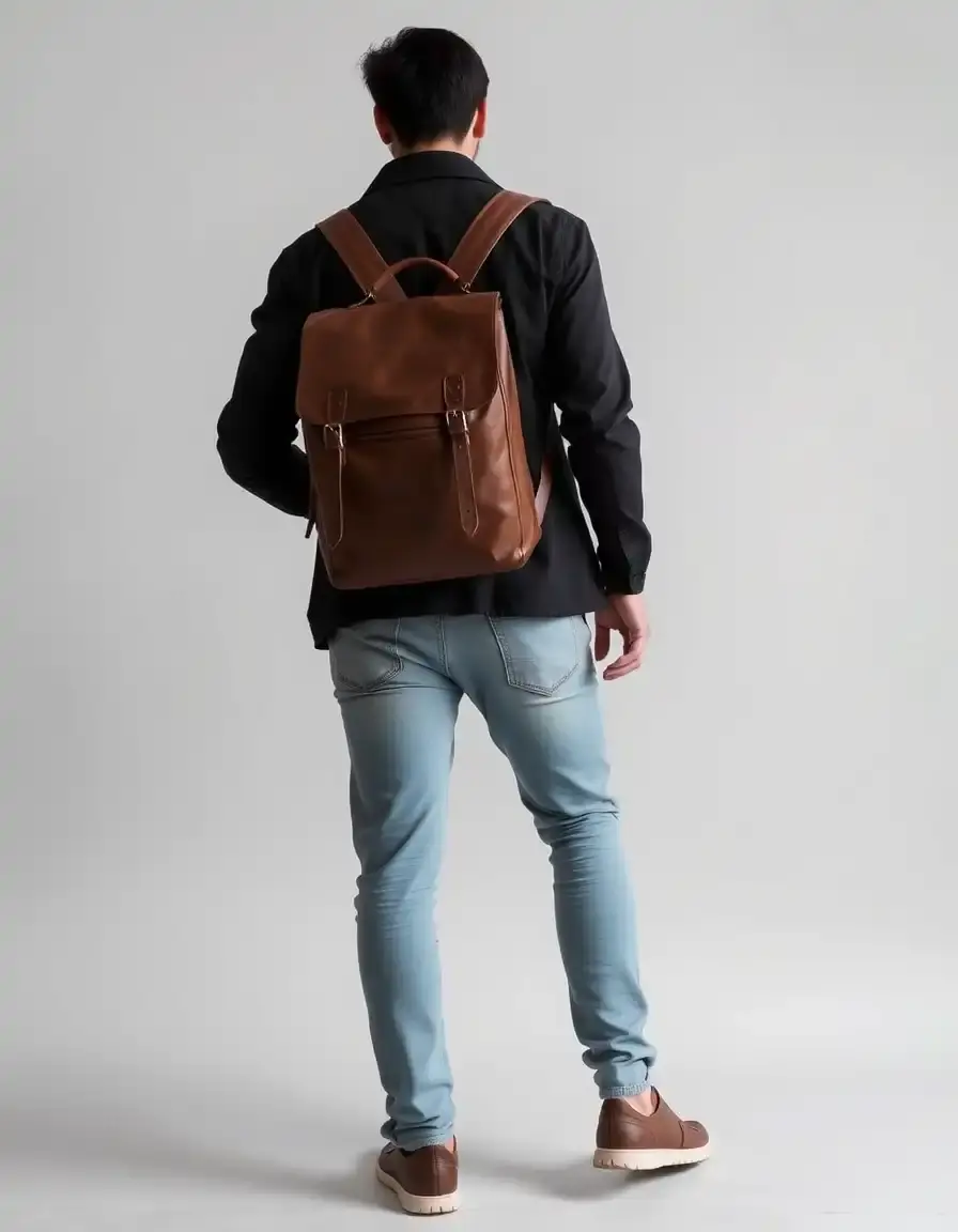 Sac à dos cuir femme pour ordinateur portable