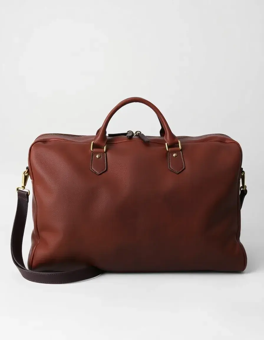 Grande sacoche en cuir spacieuse pour homme voyage