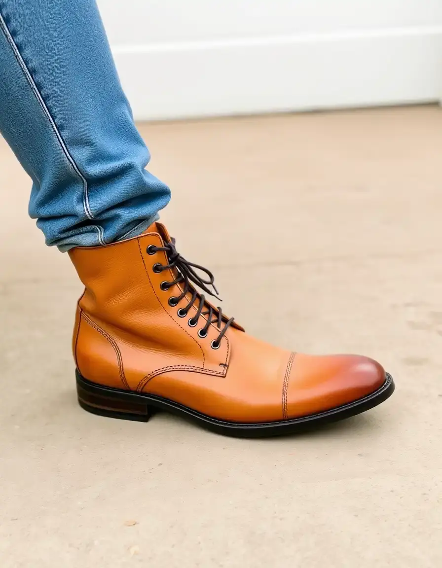 Bottes de ville habillées homme cuir de luxe