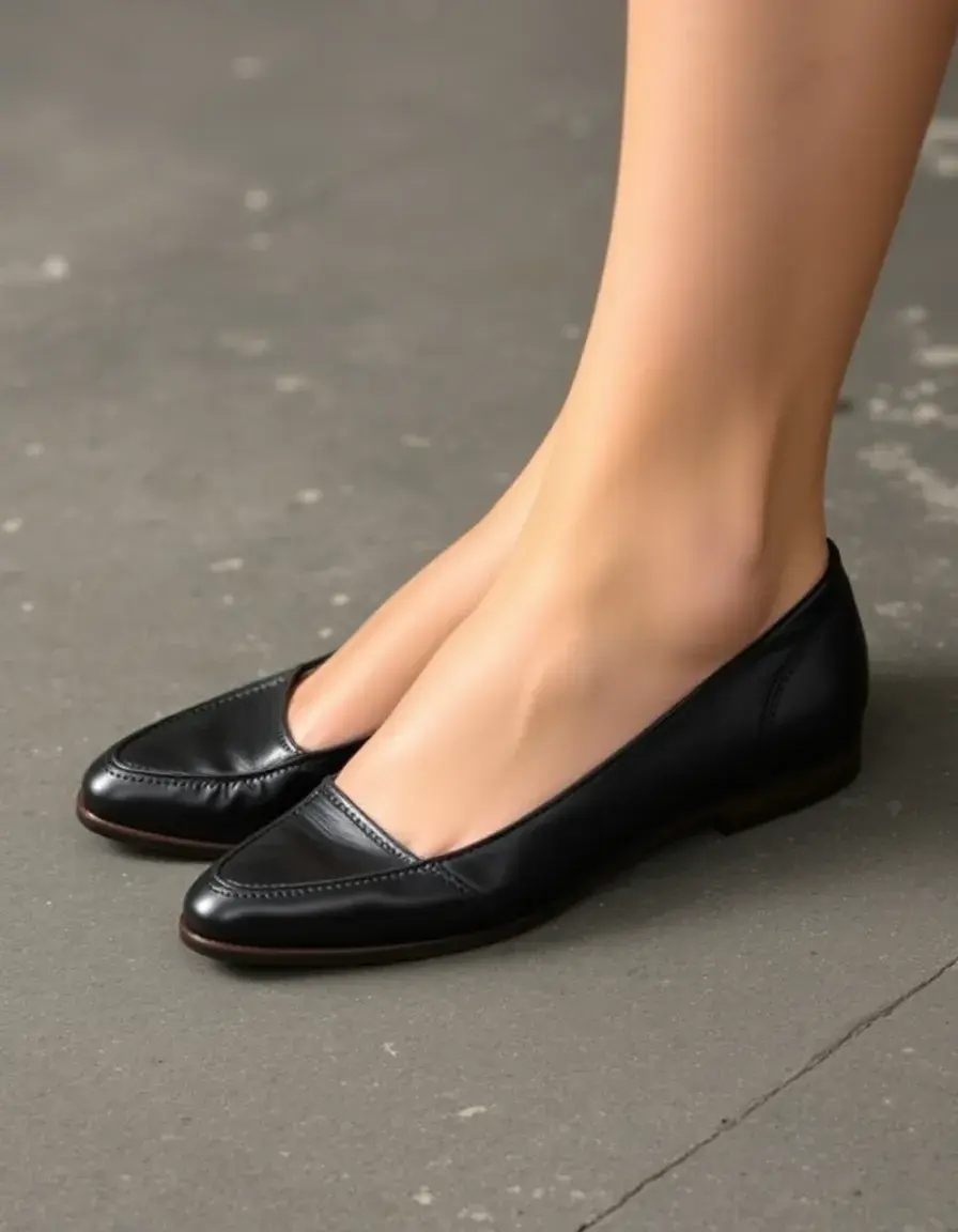 Bottines plates cuir italien confort quotidien