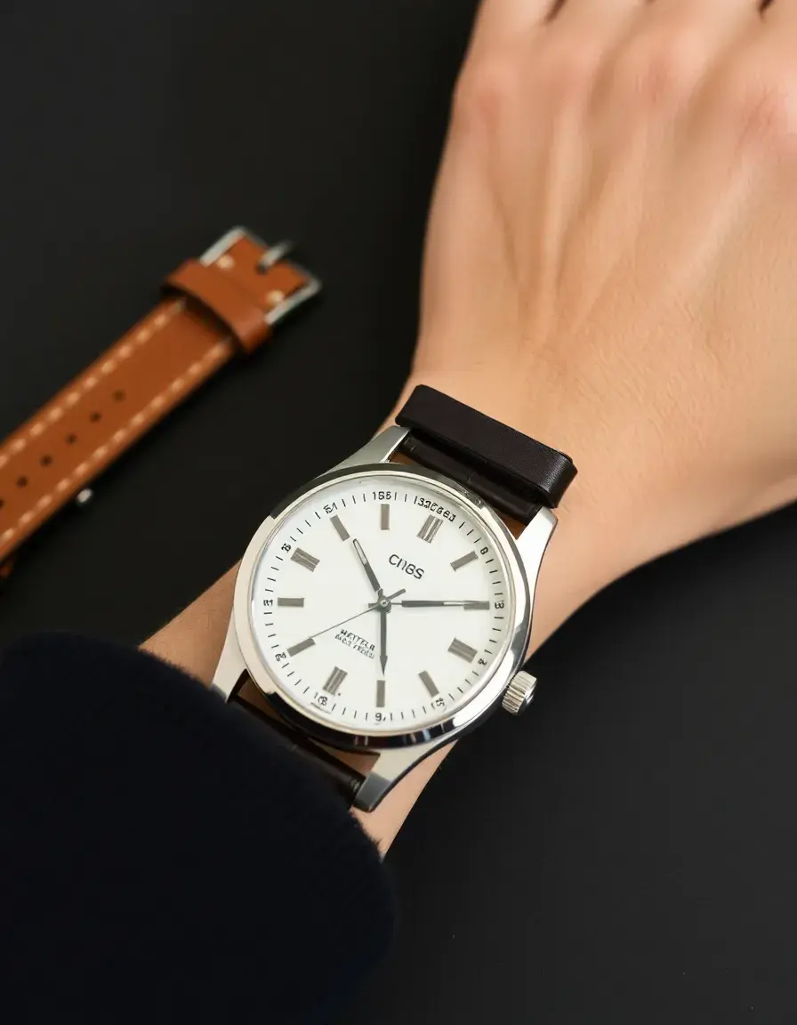 Bracelet de montre en cuir de remplacement