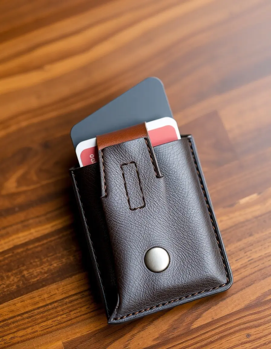 Portefeuille cuir femme sécurisé anti-piratage RFID