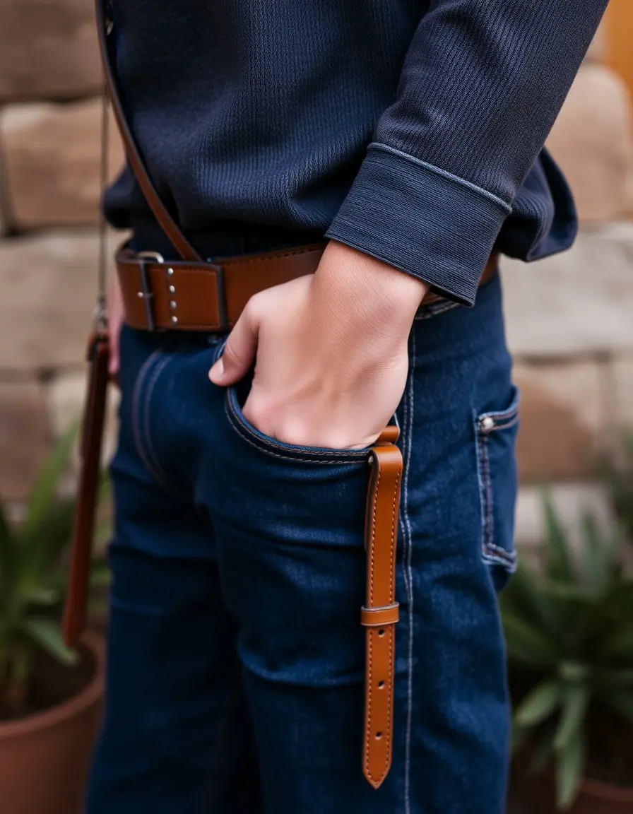 Sac cuir bandoulière avec sangle réglable longue