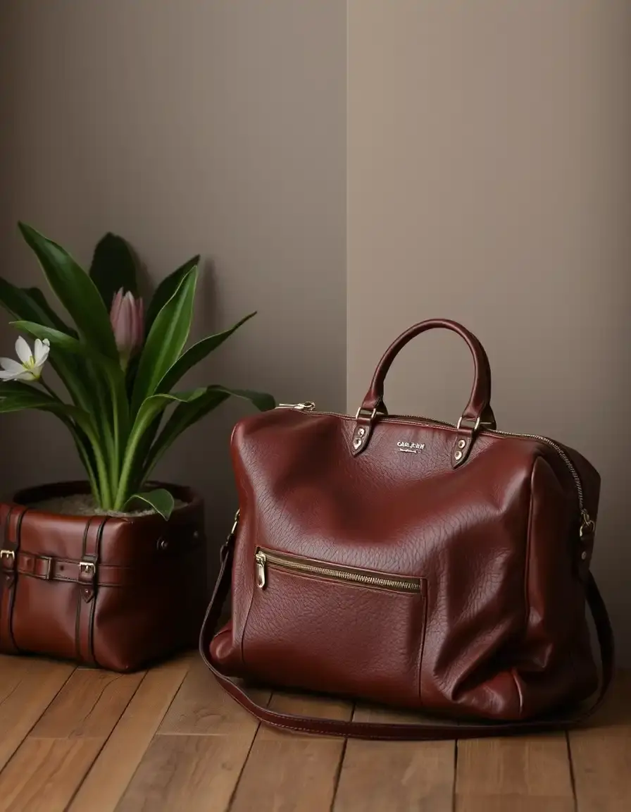 Grand sac à dos cuir femme pour voyage et weekend