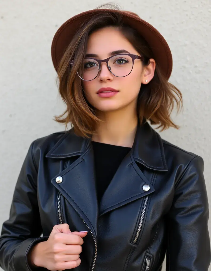 Sac à dos cuir étudiant style vintage femme