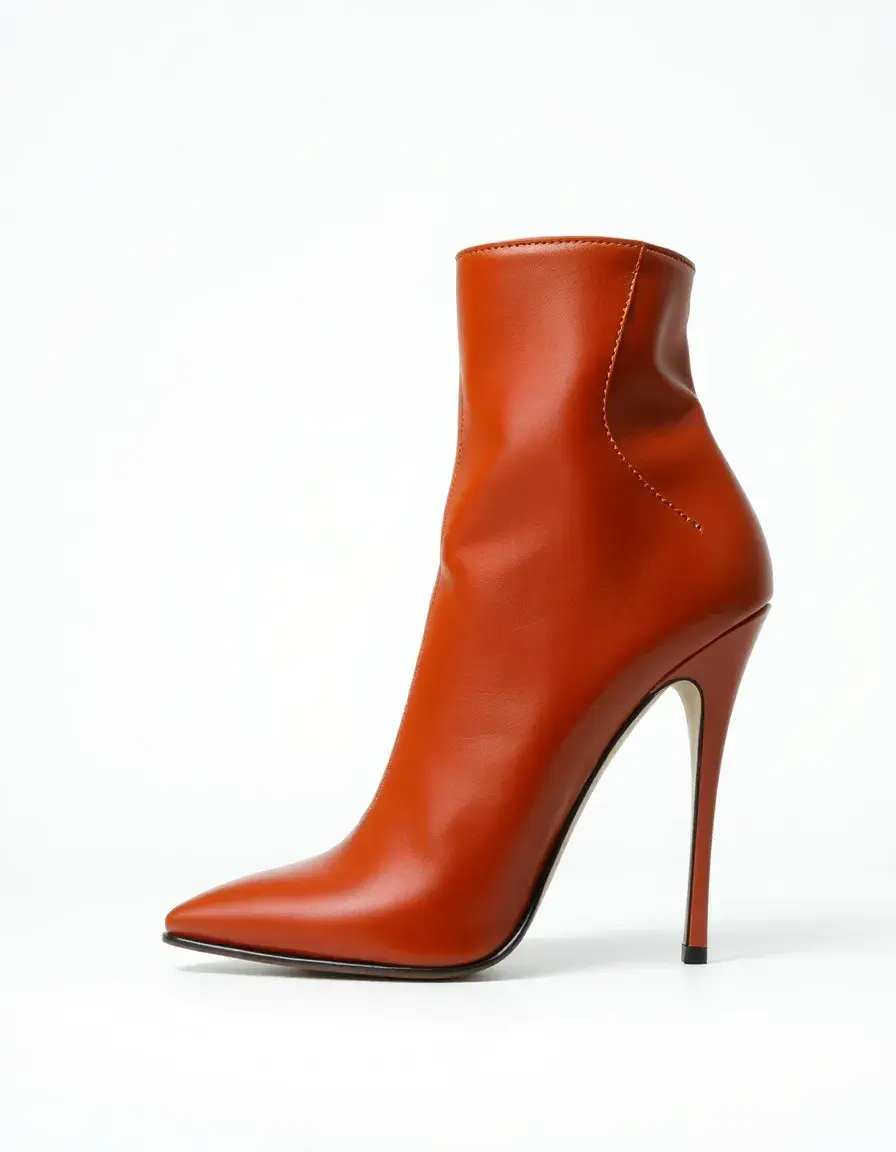 Sandales à talons hauts en cuir pour femme look soirée chic