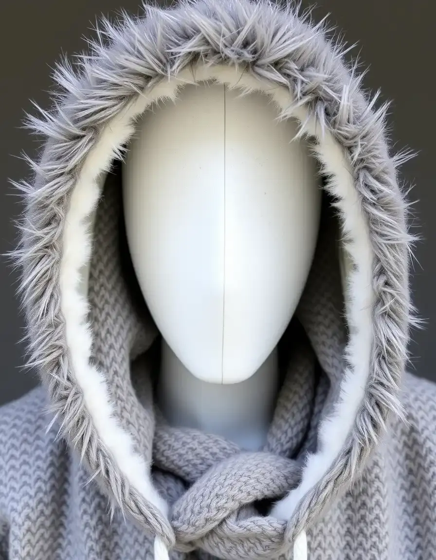 Veste à capuche en simili cuir femme style urbain